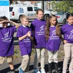 Adaire school students participating in the Playworks Junior Coach program.
